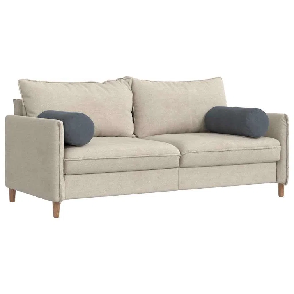 vidaXL Cuscini a Rullo 2 PCS Grigio Scuro Ø 25 x 70 cm, Decorazione per Soggiorno, Cuscini cilindrici, Cuscini Comodi, federe Removibili, Tessuti per Dettagli Eleganti