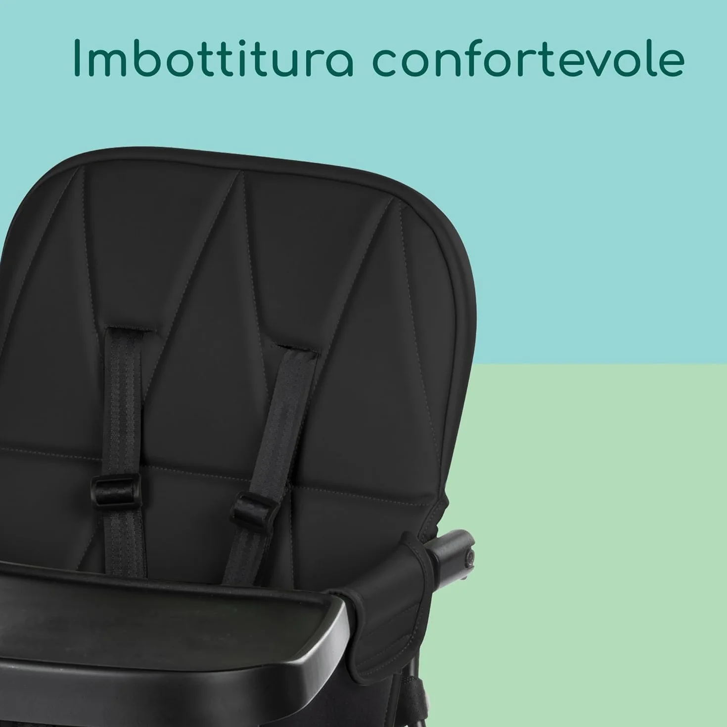 Bebeconfort Lily Seggiolone Pappa Pieghevole Viaggio, 6 mesi-3 anni, 9-15 kg, 4 kg, Tinted Graphite
