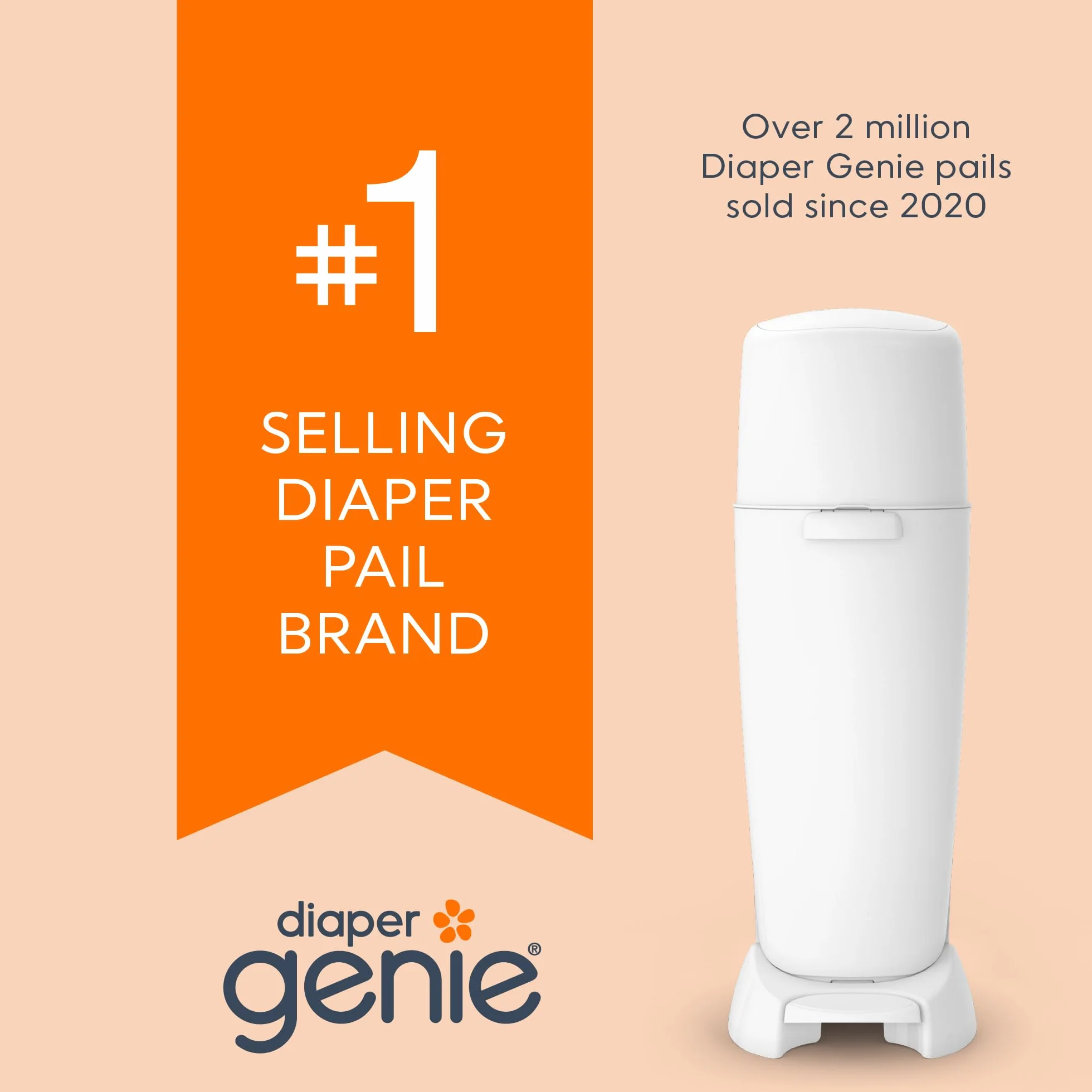 Playtex Diaper Genie Max Fresh Sacchetti di ricarica, 3 confezioni da 810 ct