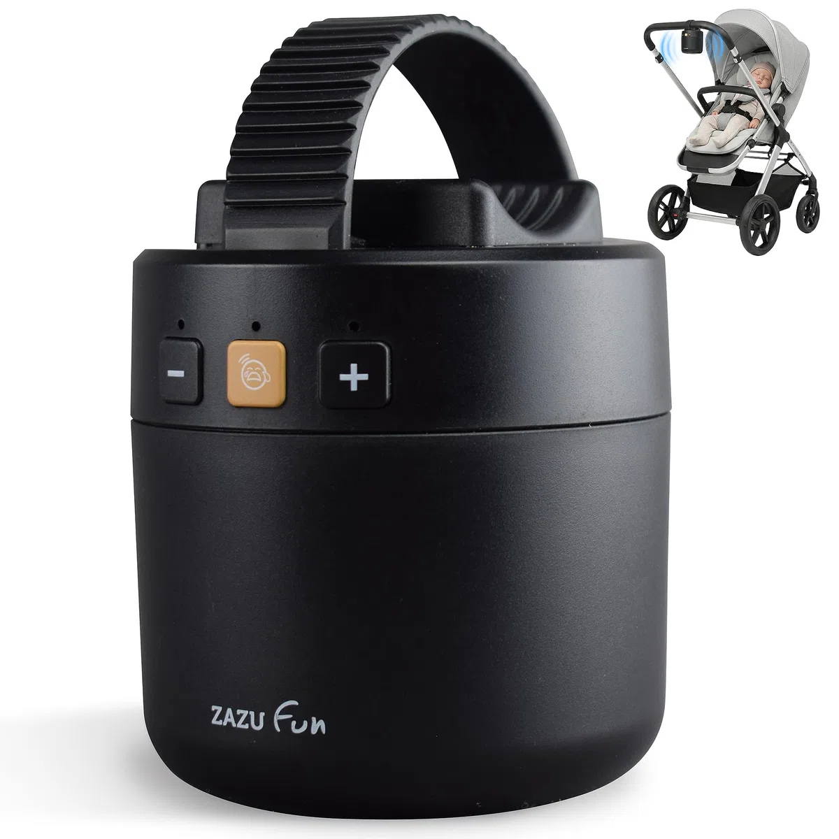 ZAZU ROXY Dondolo Elettrico per Passeggino – Movimento Automatico 40 Minuti, Sensore di Pianto, Intensità Regolabile, Portatile, Ricaricabile USB, Resistente agli Schizzi IPX1