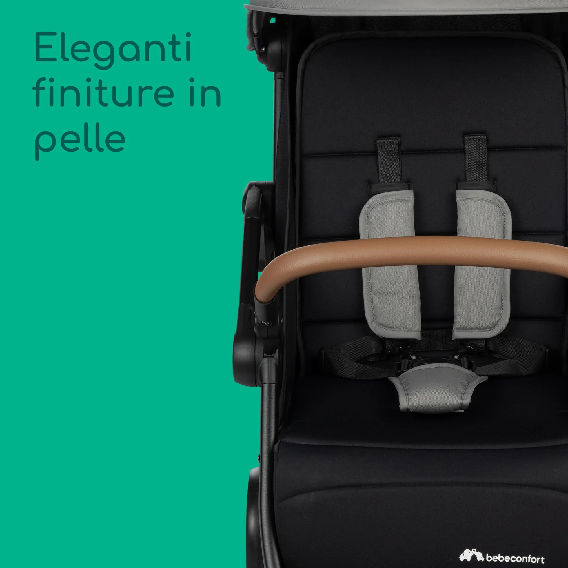 Bebeconfort Sunlite Passeggino leggero reclinabile pieghevole bambini 0-4 anni 22 kg 7,2 kg Tinted Grey