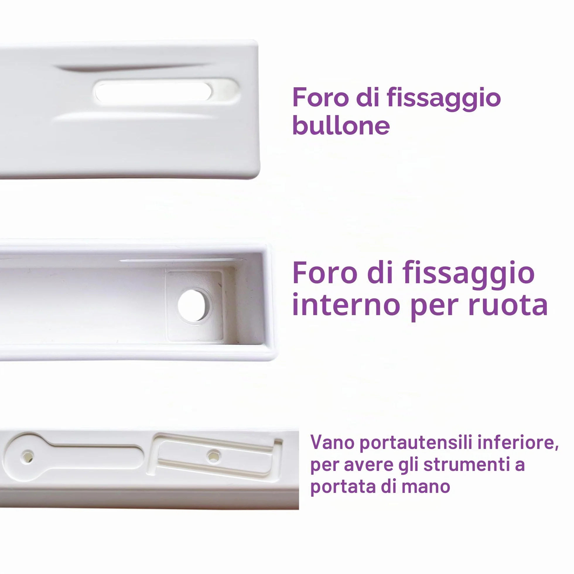 Ruote compatibili con seggiolone Stokke Tripp Trapp, con serrature di sicurezza, rotazione a 360°, ruote silenziose, convenienza, nessuna foratura richiesta intatto il seggiolone