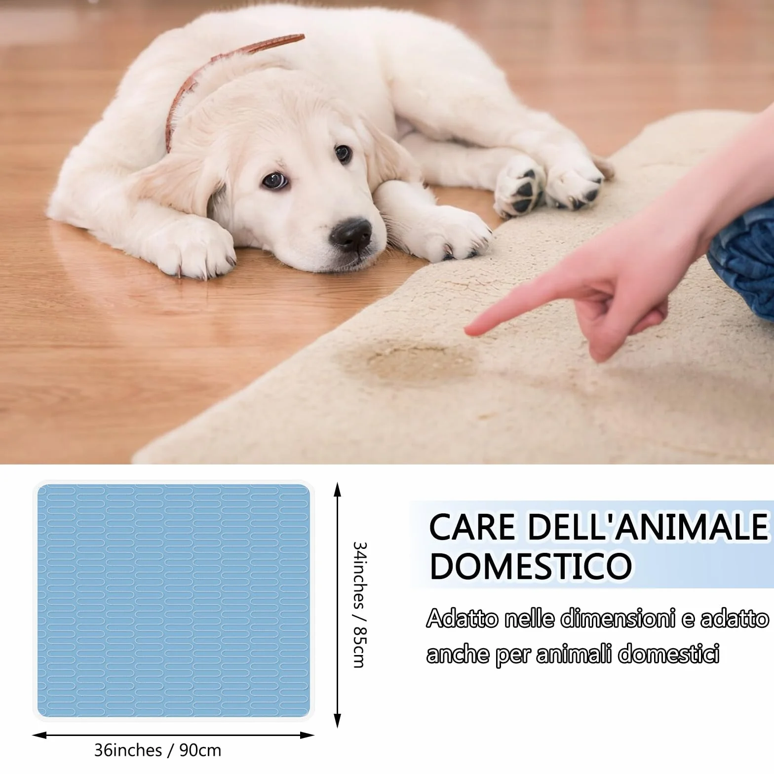 85 x 130cm Cuscinetti letto per incontinenza(Set di 4), Lavabile e Riutilizzabile Materasso Impermeabile Pad, Pee Pads per Adulti, Bambini, Anziani e Animali domestici