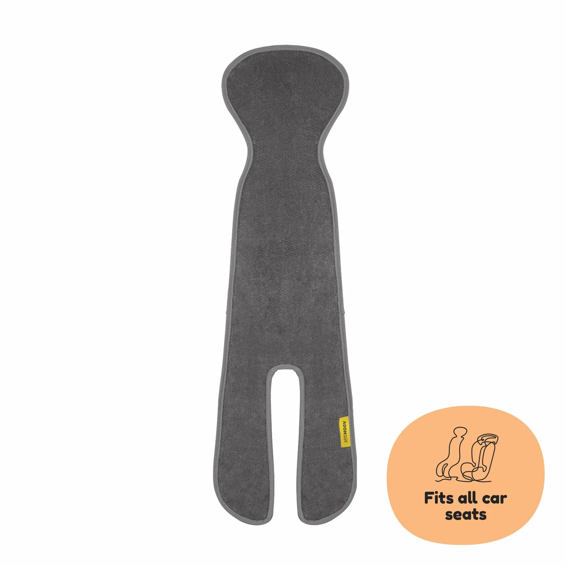 Aeromoov Materassino 3D Airlayer - Gruppo 2/3 con imbracatura Grigio scuro