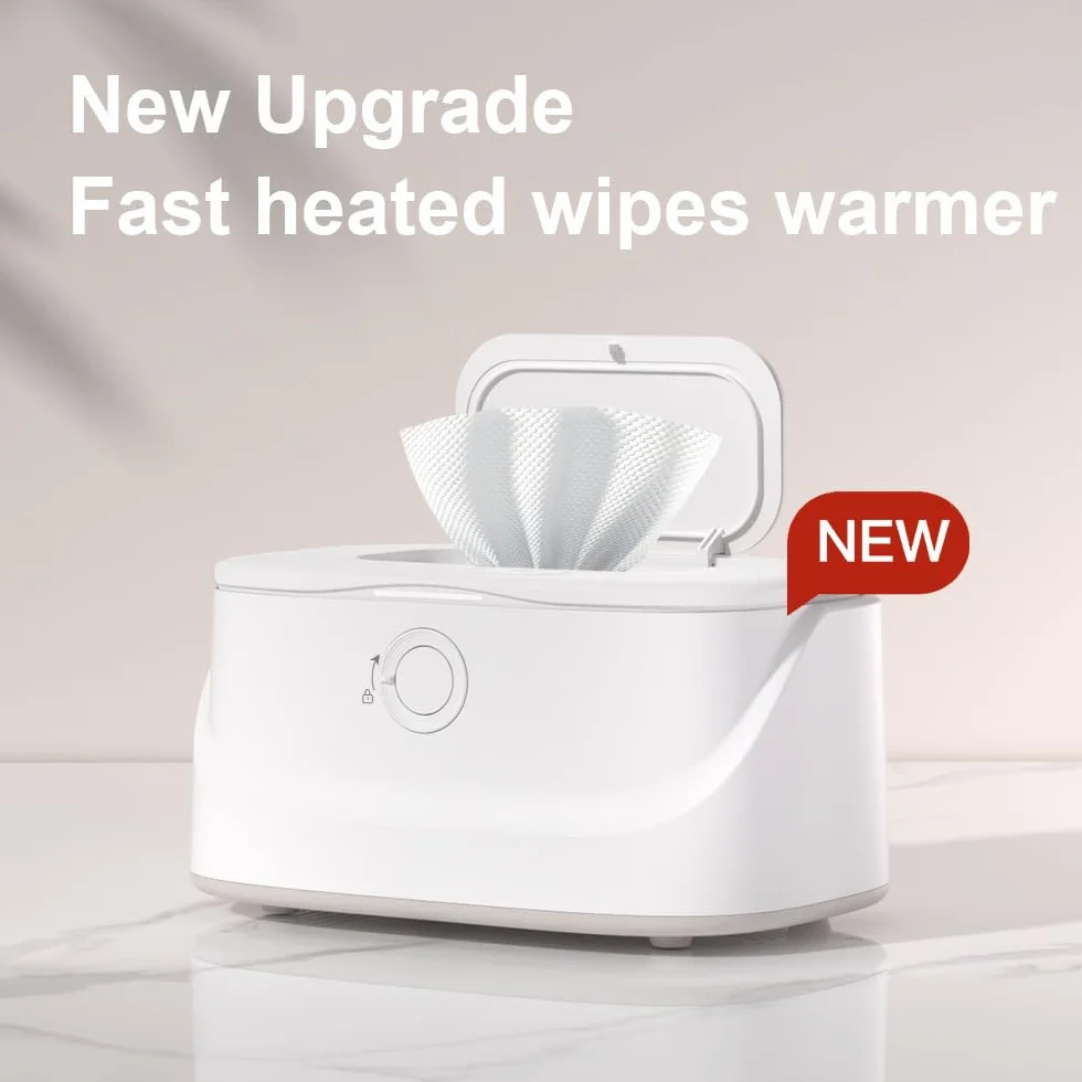 Scaldasalviette umidificate per neonati grande capacità 3 temperature 3 livelli luminosità luce notturna dispenser