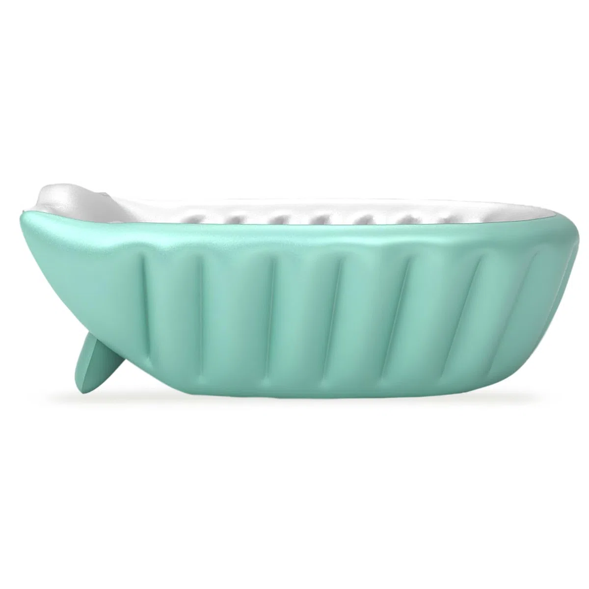 OKBABY Vaschetta Gonfiabile Onda Baby Soft per Bagnetto Neonato - da 0 a 12 Mesi - Azzurro