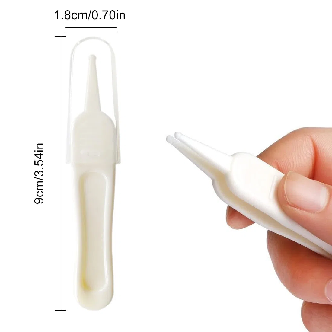 Baby Nose Pinzette, 5 pezzi Pinzette per Naso, Plastica Pinzette Nasali per Bambini, Baby Naso Pinzette, Pinzette per la Cura del Bambini, Pinzetta Pinzette Pulizia Naso Neonato Pinza