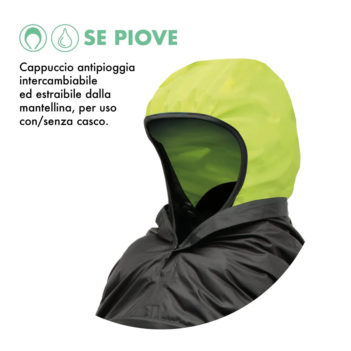 Opossum termoguscio Compatibile con seggiolini Posteriori da Bicicletta. Copertina Termica Bimbi dai 68 ai 104cm e dai 9 ai 22kg. Guscio Termico Universale. Antivento ed Impermeabile.