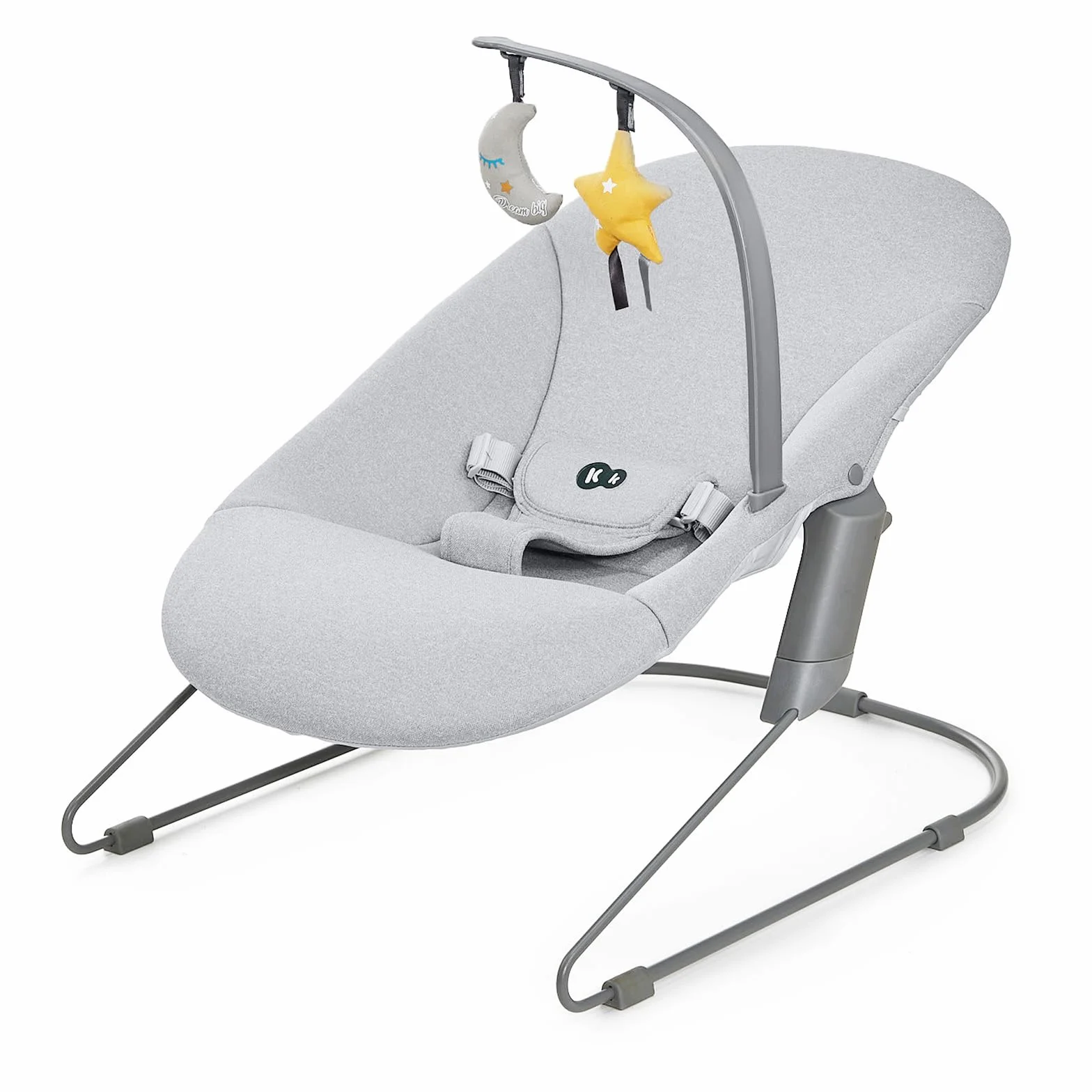 Kinderkraft ENOCK Seggiolone Pappa + Sdraietta CALMEE Legno Evolutivo Multifunzionale Sedia Ergonomica Altezza Regolabile 6 Mesi 10 Anni