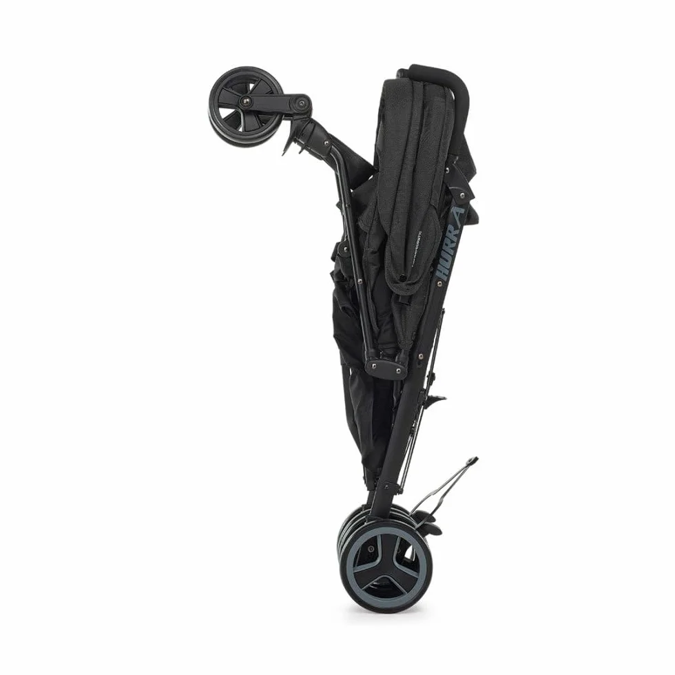Foppapedretti Passeggino Compatto Hurrà 0-15 kg Nero Melange