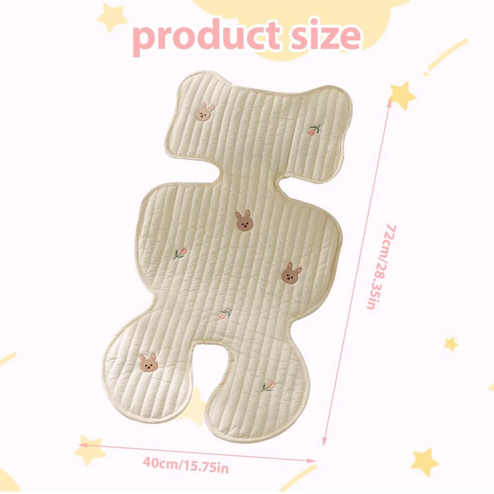 Copri Passeggino Estivo Antisudore, 72 x 40 cm Copri Seggiolino Auto Estivo, Coprisedile Estivo Traspirante, Universale, Lavabile, Per Passeggino, Ovetto, Protegge Il Coprisedile Da Macchie