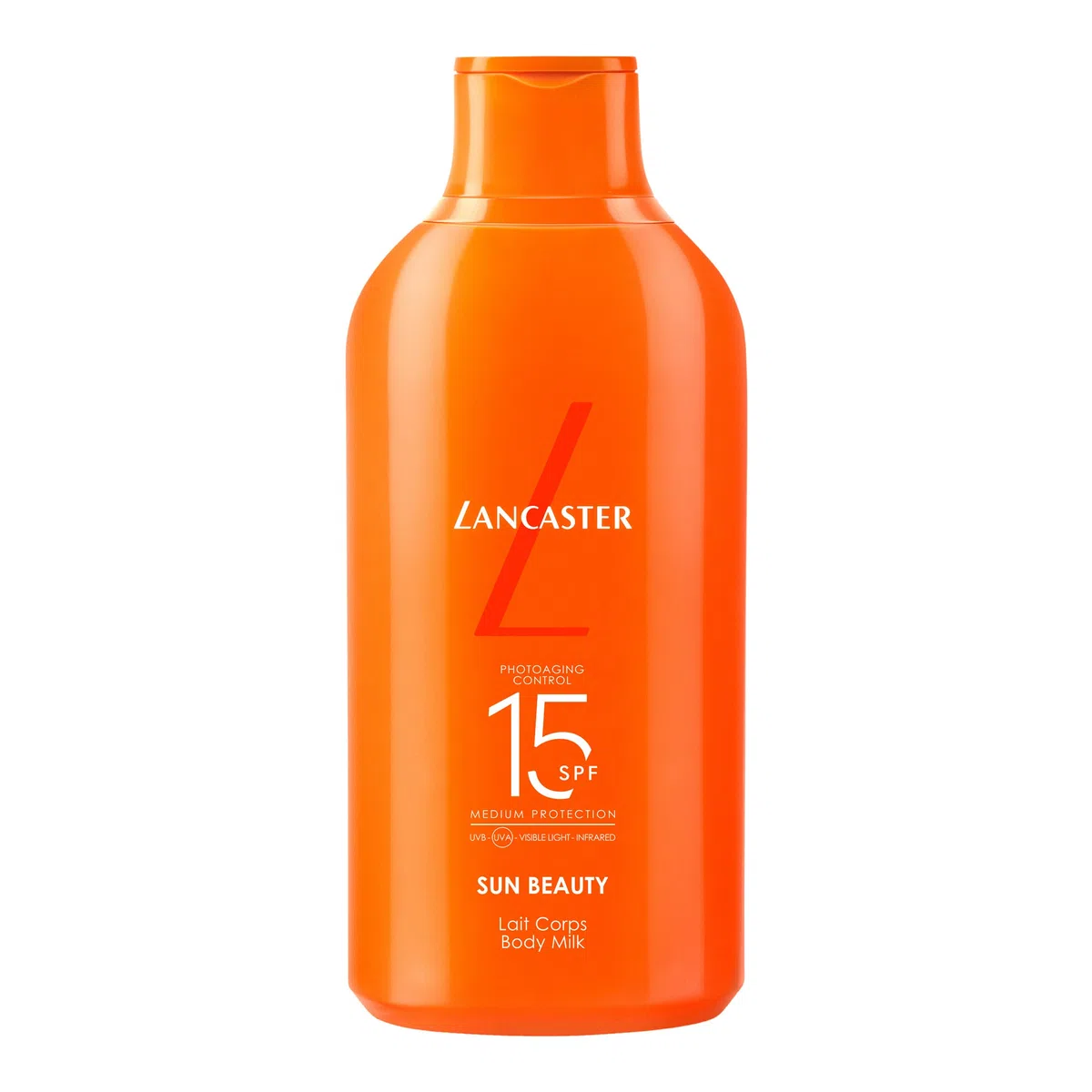 Lancaster Sun Beauty Body Milk - Latte Solare Corpo SPF15, Texture Leggera, Contrasta il 100% dello Spettro Solare, Stimola l'Abbronzatura Resistente all'Acqua