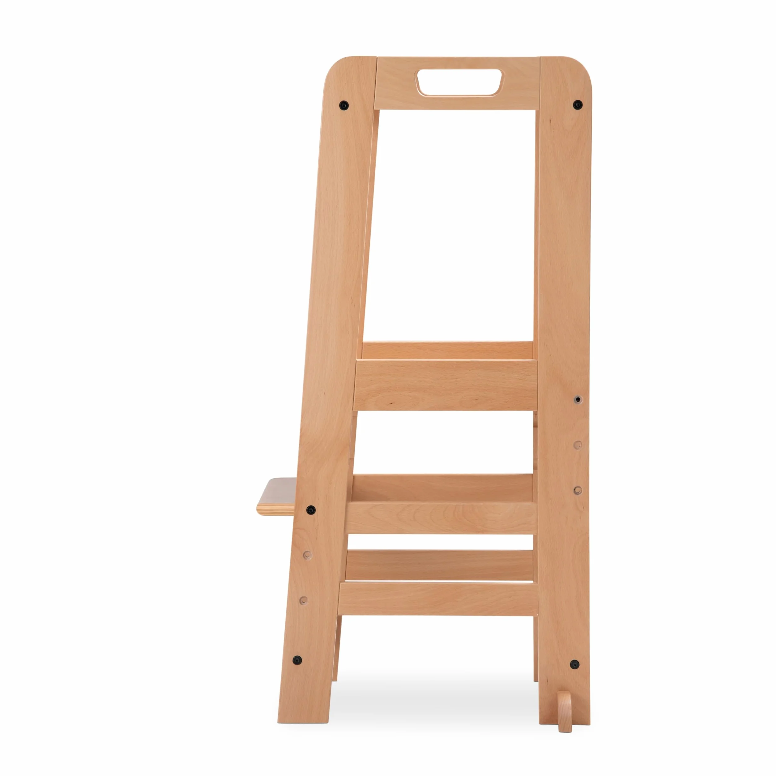 Torre Montessoriana Bambini 1 Anno 40 kg Legno Faggio Regolabile Altezza