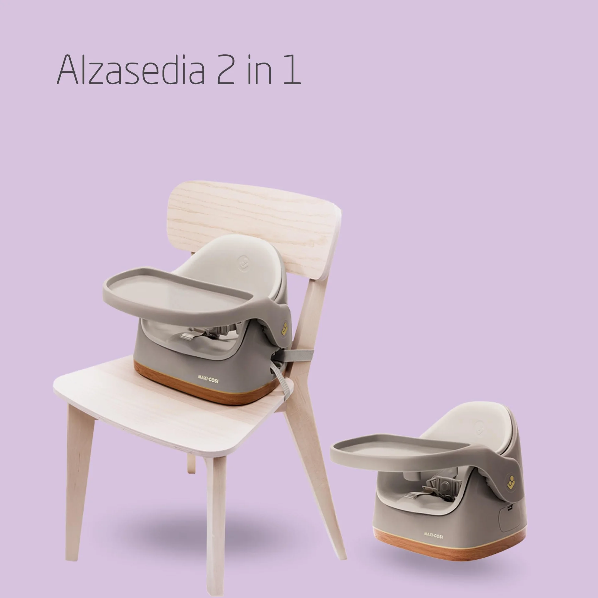 Maxi-Cosi Jay Rialzo Sedia Bambini da Tavolo 2 in 1, 6 Mesi - 3 Anni, 9-15 kg, Elegance Beige