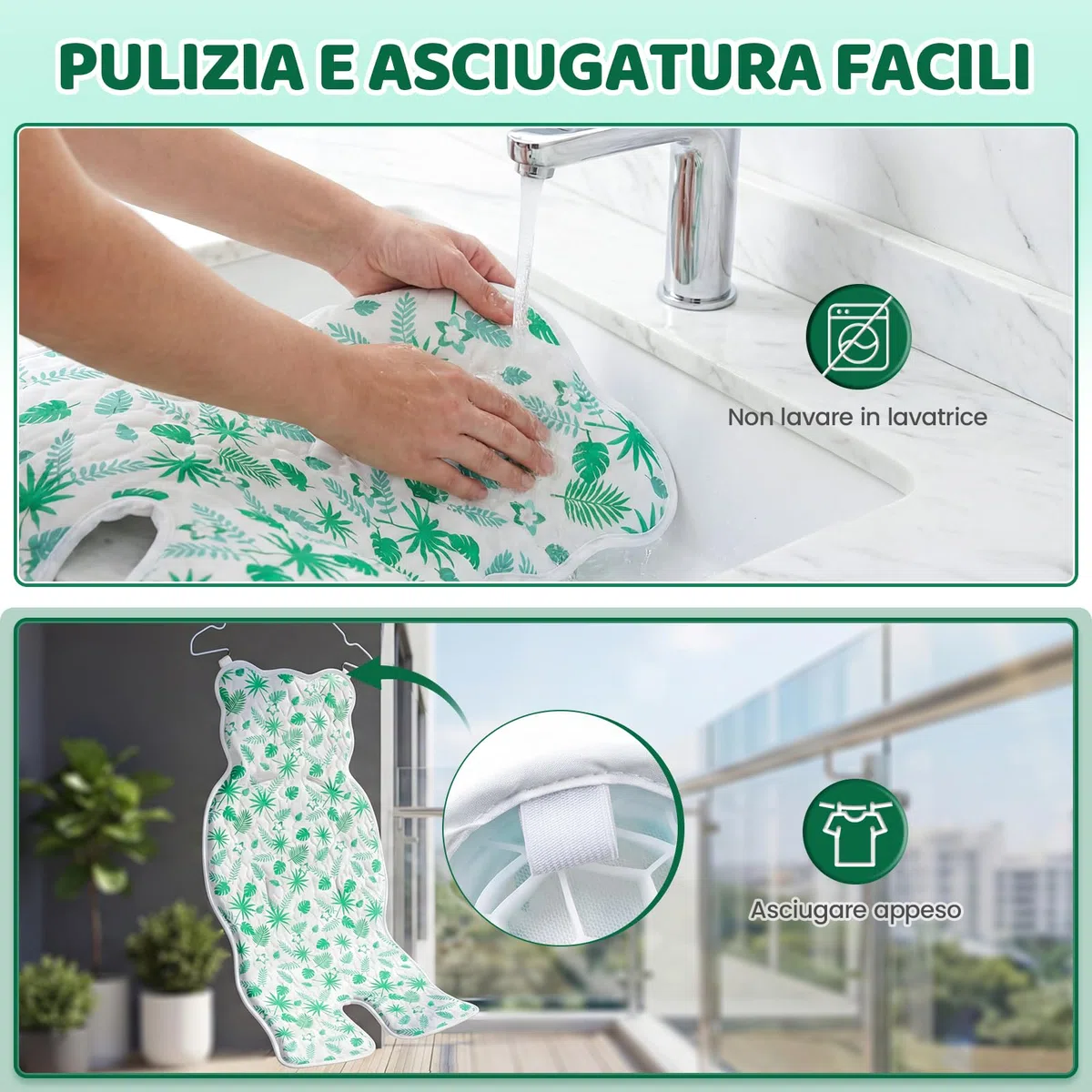 Orzbow Copri Passeggino Estivo Antisudore, Universale Materassino Passeggino Estivo, Grande Traspirante Copriseggiolino Auto Estivo, Adatto ai Seggiolone e Culla, Facile da Installare,Verde