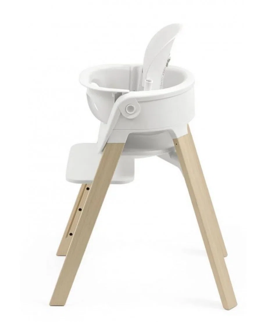 Stokke Steps - Seggiolone, bianco/naturale