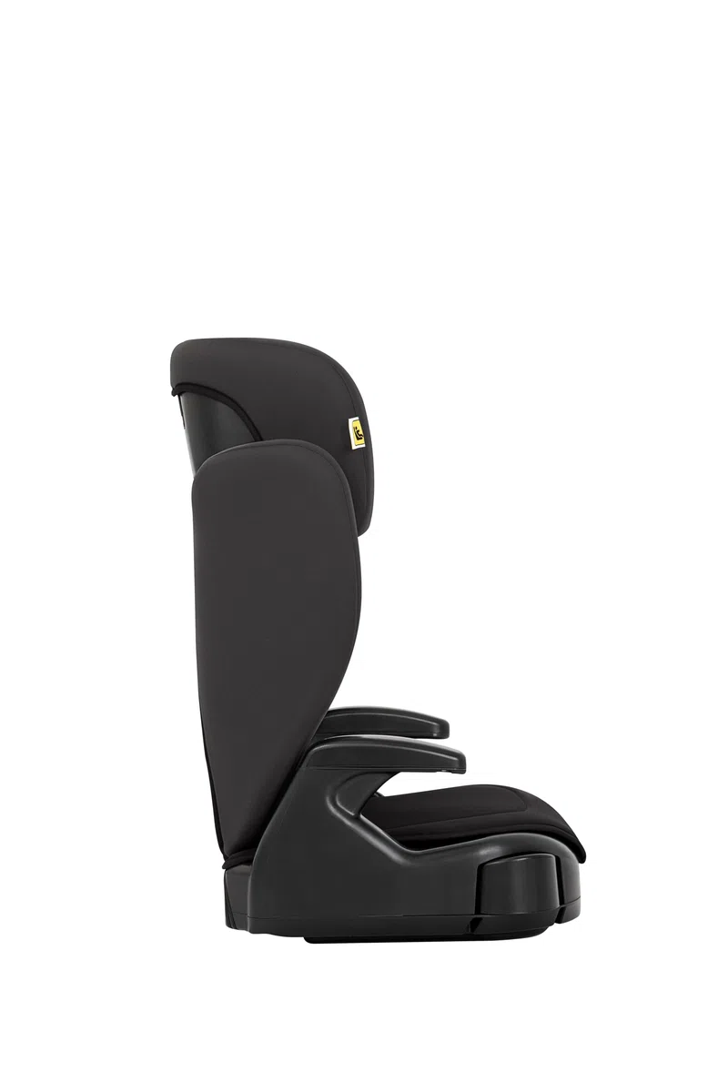 Graco Seggiolino Junior Maxi i-Size R129, Rialzo per Seggiolino, Braccioli e Poggiatesta Regolabili in Altezza, Leggero, con Portabicchieri, Nero, Junior Maxi i-Size