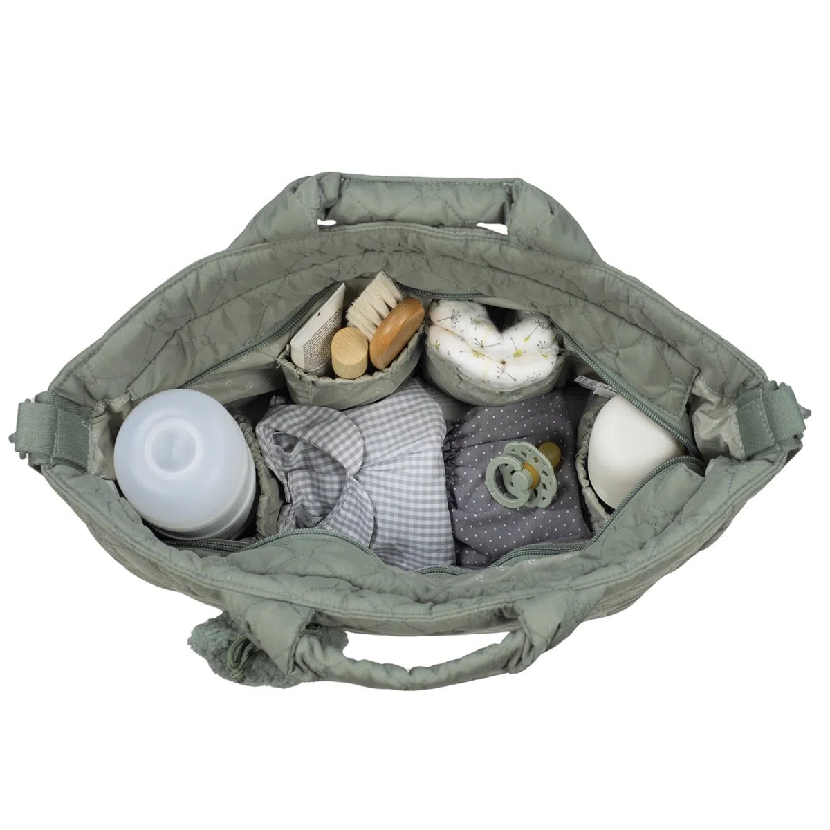 Pasito a pasito - Borsa cestino Paddington Verde