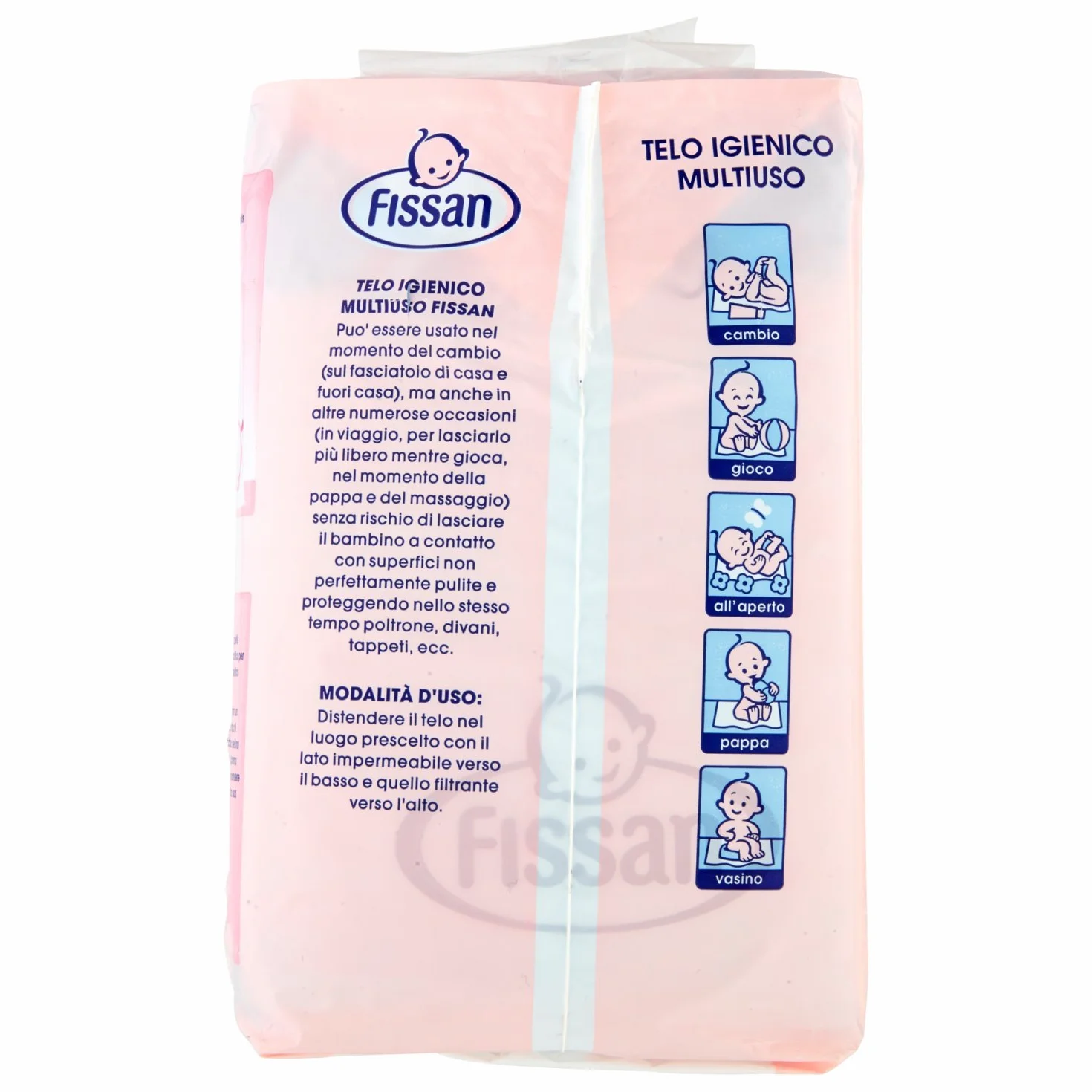 FISSAN BABY Telo igienico MEGAPACK 80 Teli (8 confezioni da 10 teli)