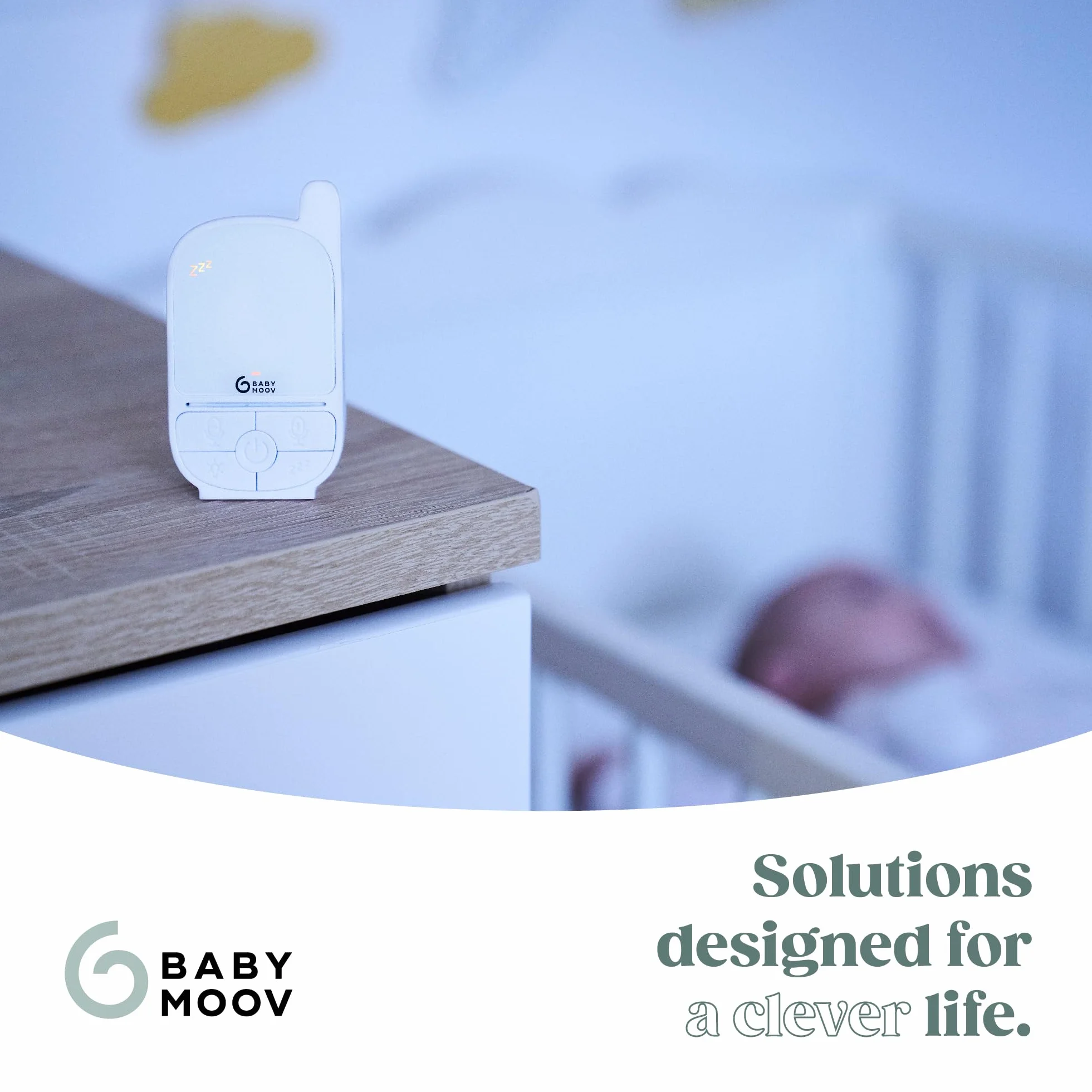 Babymoov Handy Care Babyphone Audio Sleep VOX 500 m Luce notturna