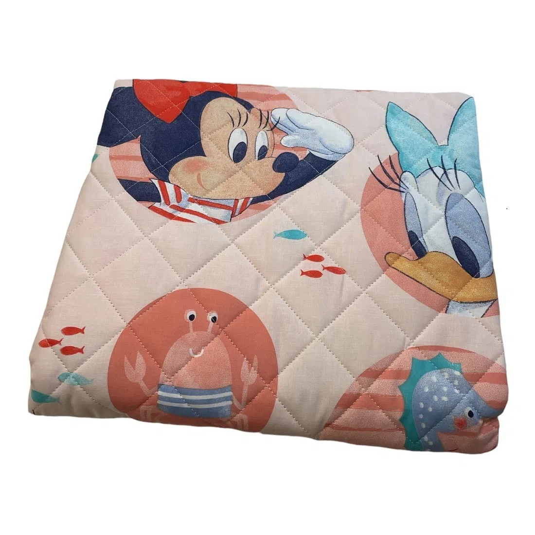 Copriletto Primaverile Trapuntato Lettino sponde CALEFFI Disney BABY Minnie 110x130cm