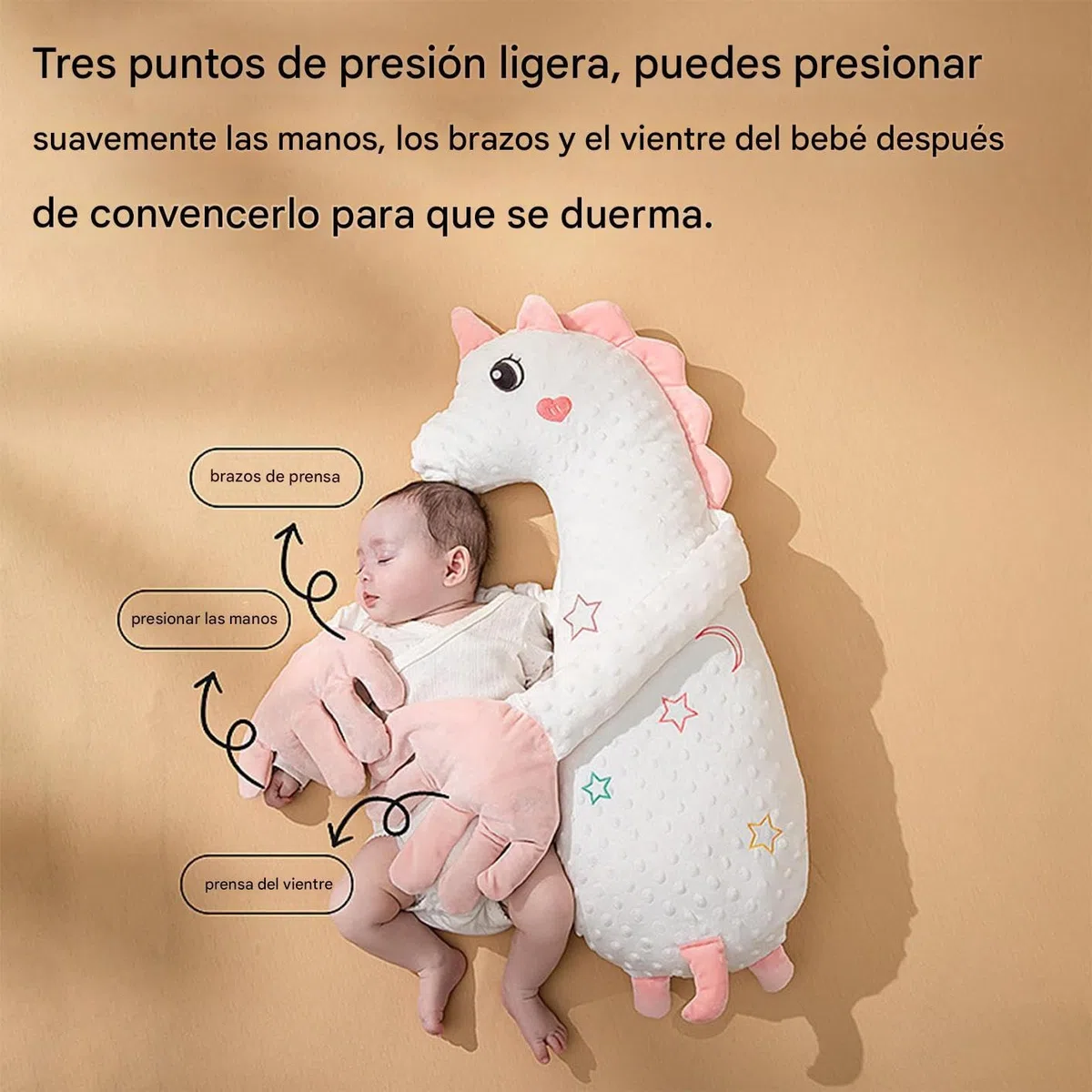 Dorme Del Bambino Sachulta, Amico Dormire Per Il Bambino - Palm Patting Electric Ripe Animal Sleep Sooths - Bambola Calmante, Telecomando, Velocità Regolabile Per Smart Automatico Calmante Ca