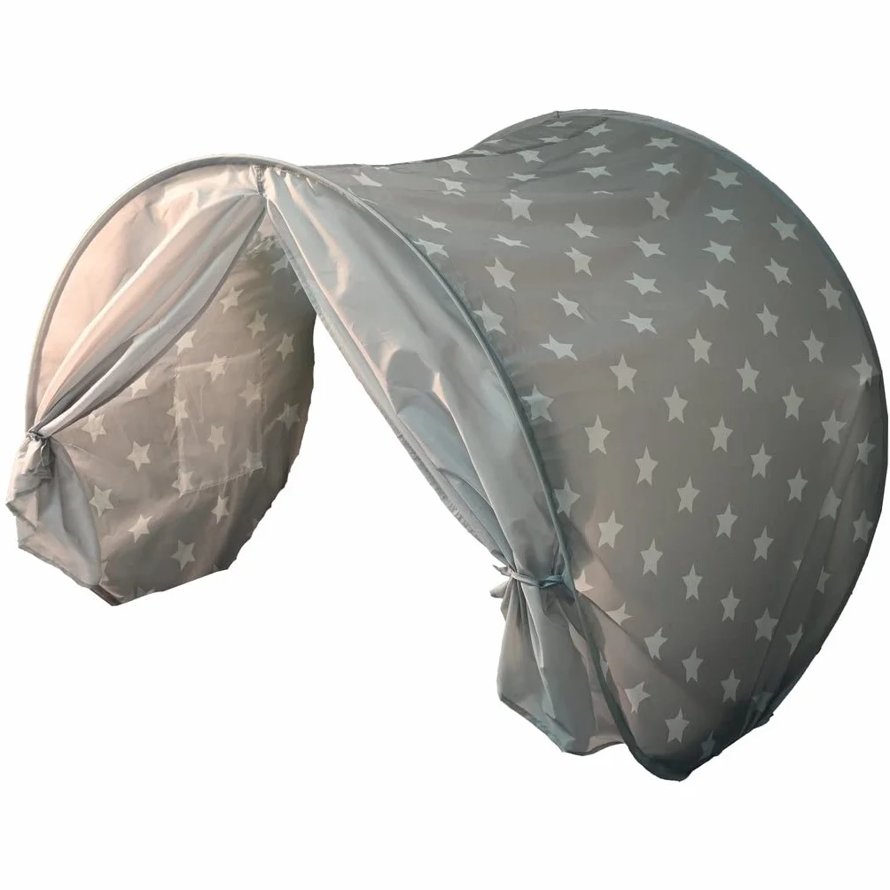 Tenda da letto Grey White Stars, grigio, bianco 55180