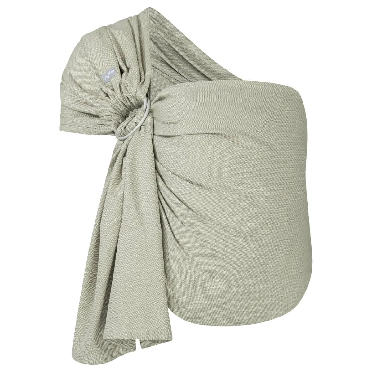 Hoppediz Ring-Sling, Fascia porta bebè per neonati e bambini con due anelli in alluminio, 0-36 mesi, 3-20 kg, Elba