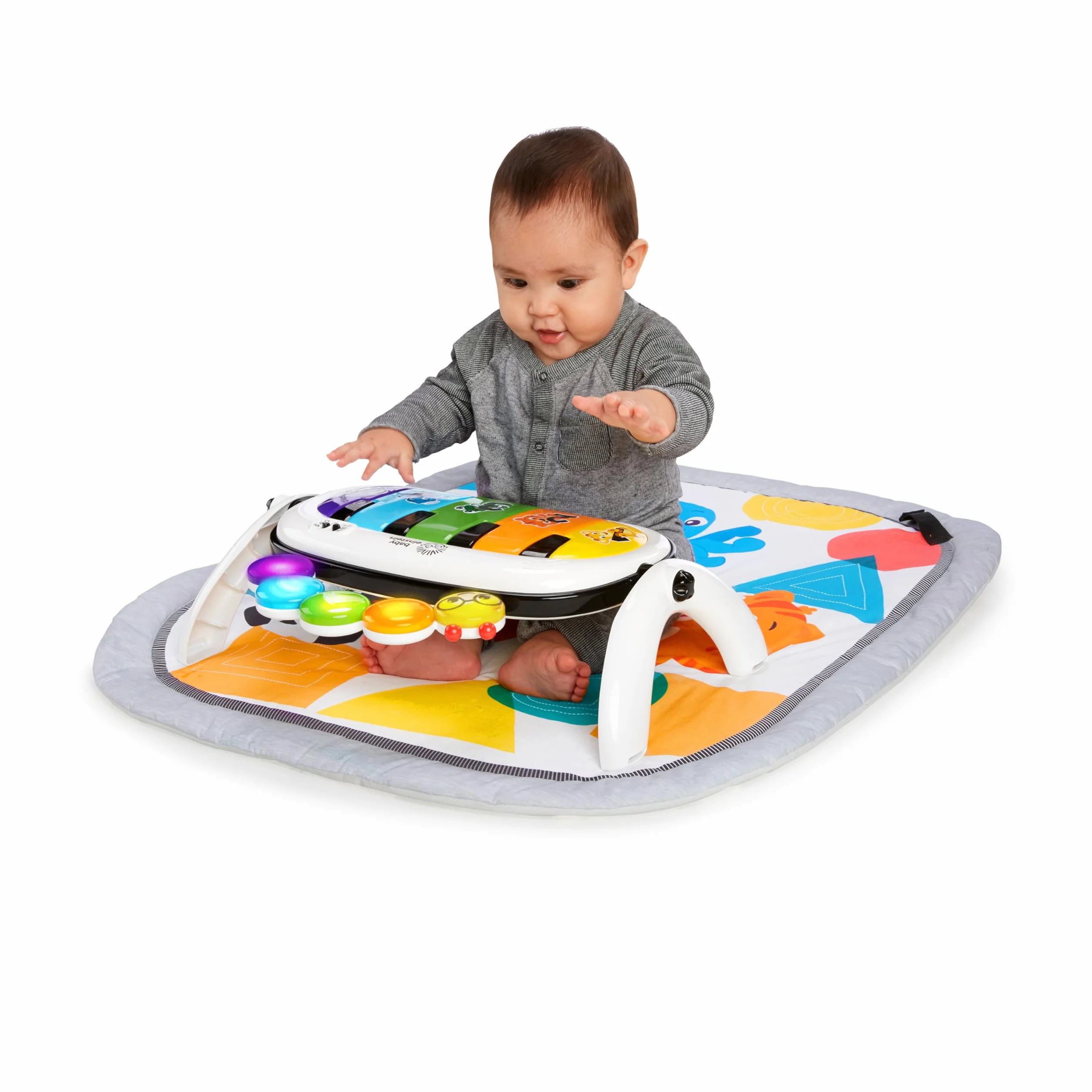 Baby Einstein Kickin' Tunes 4in1 Palestrina Multiattivita Musicale per Bambini con Pianoforte, 70+ Suoni, Luci, Arco di Gioco