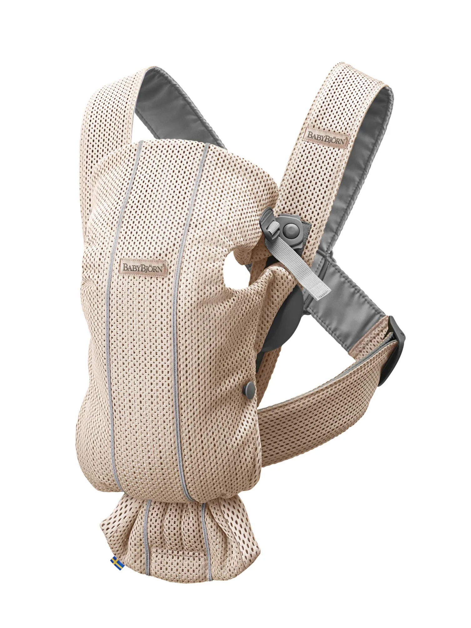 BABYBJÖRN Marsupio Mini, 3D Mesh, Rosa perlato