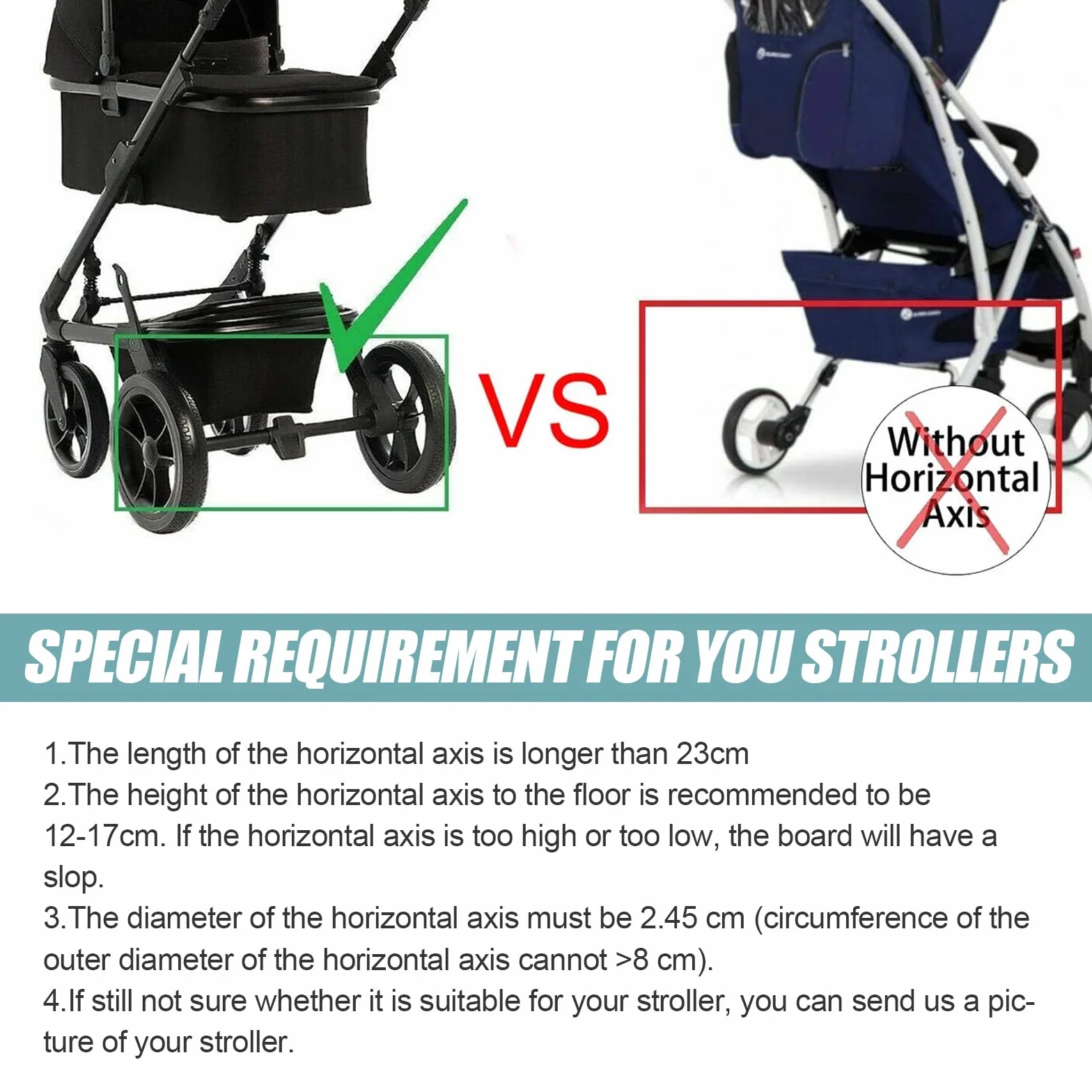 Vihir Pedana Passeggino con Sedile, Sedile Rimovibile E Assemblato Scheda, Pedana buggy board per bambini di 2-5 anni (25 kg)