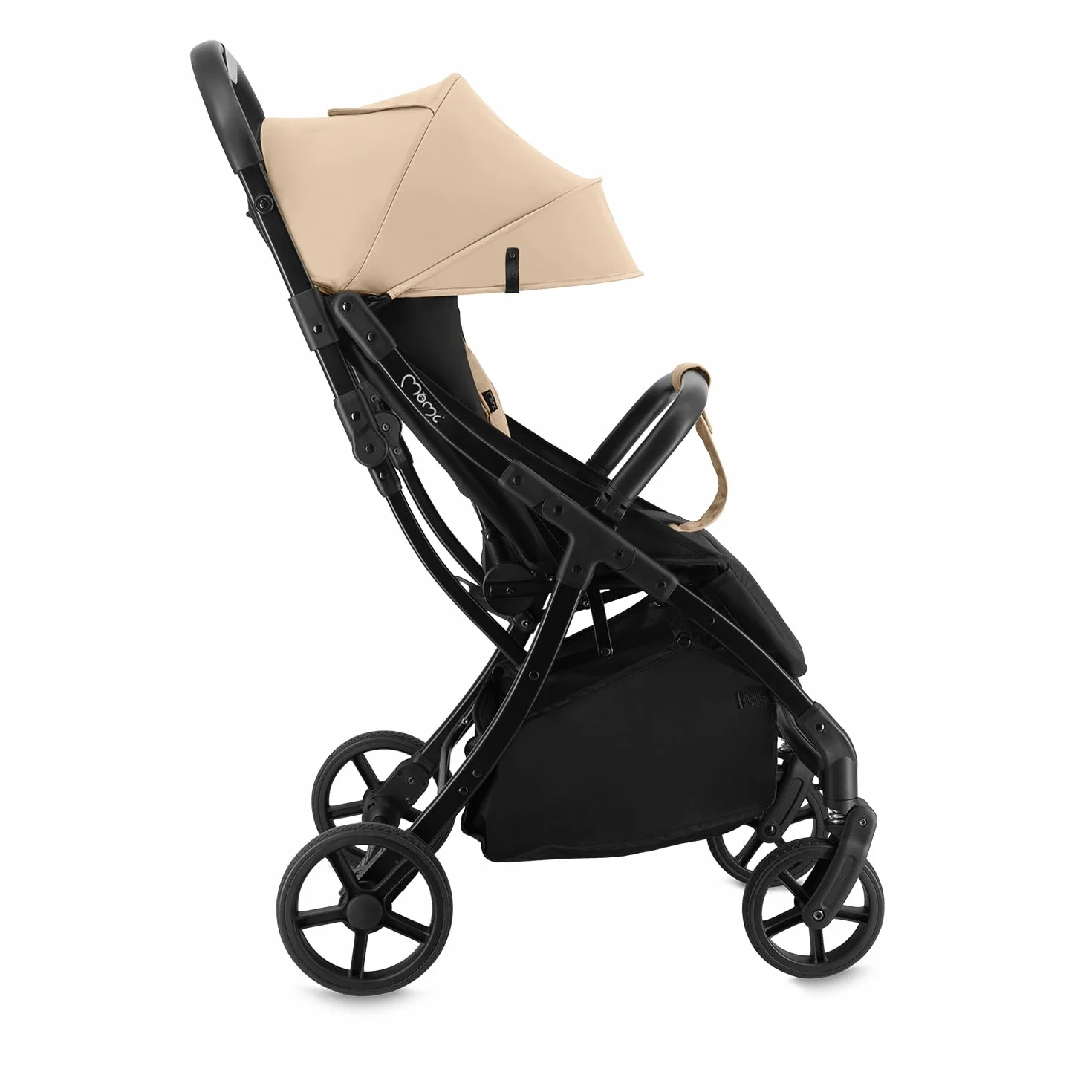 MoMi PAOLA Passeggino per Bambini 6-22 kg Compatto Leggero Chiusura Automatica Cinture 5 Punti