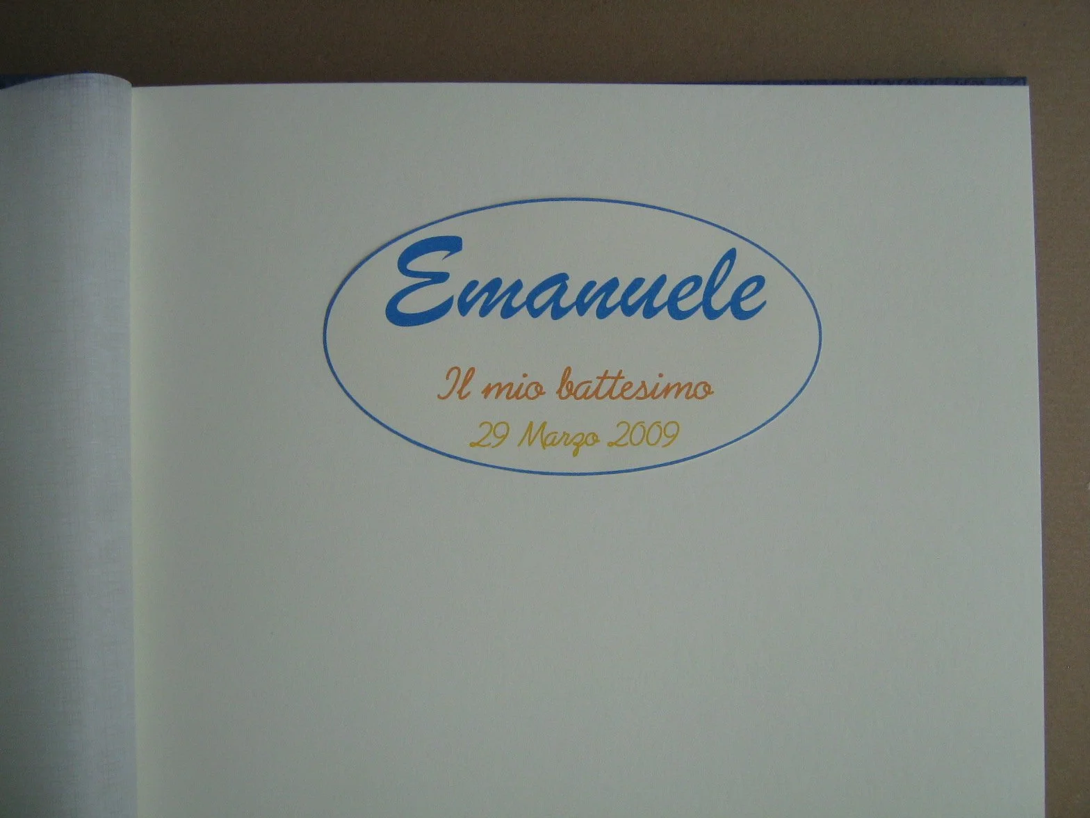 Album fotografico in carta di riso con fiori e petali personalizzabile regalo nascita