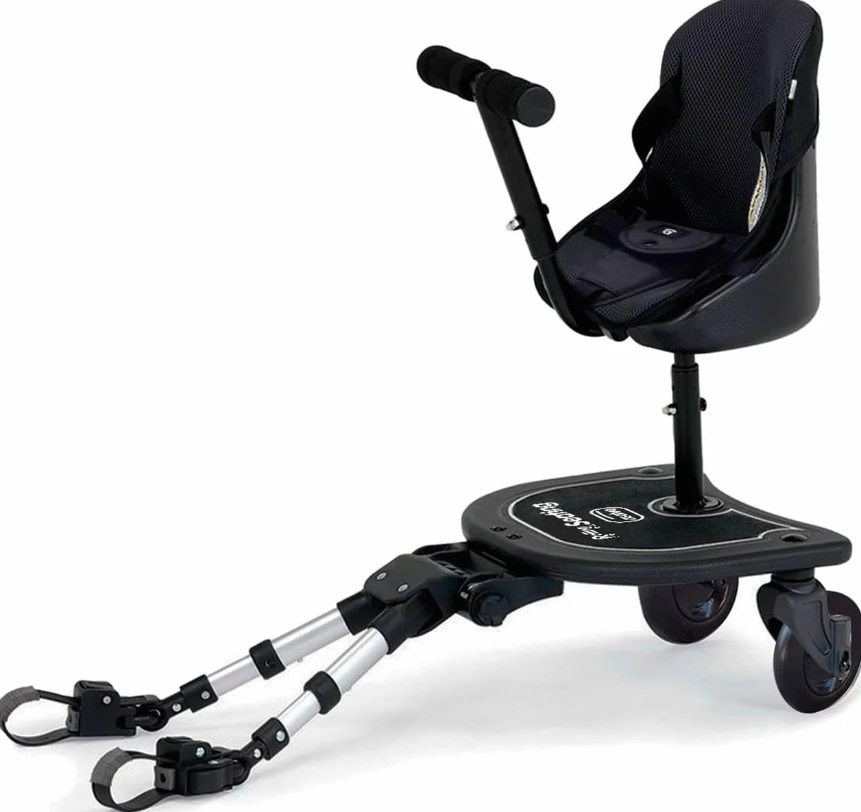 Asalvo Buggy Board - Monopattino con sedile per passeggino, passeggino, passeggino, passeggino, passeggino, universale, Buggy Board per il secondo bambino, accessorio per bambini da 1 a 7 anni (25 kg)
