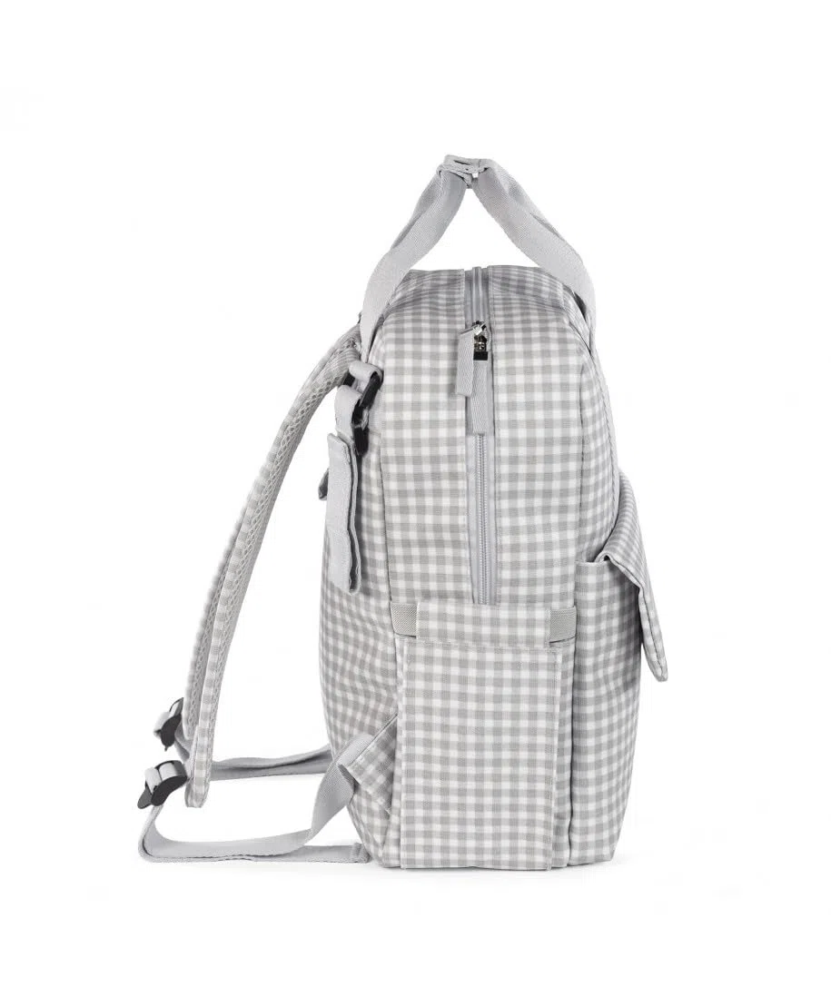ZAINO I LOVE VICHY GRIGIO PASITO A PASITO