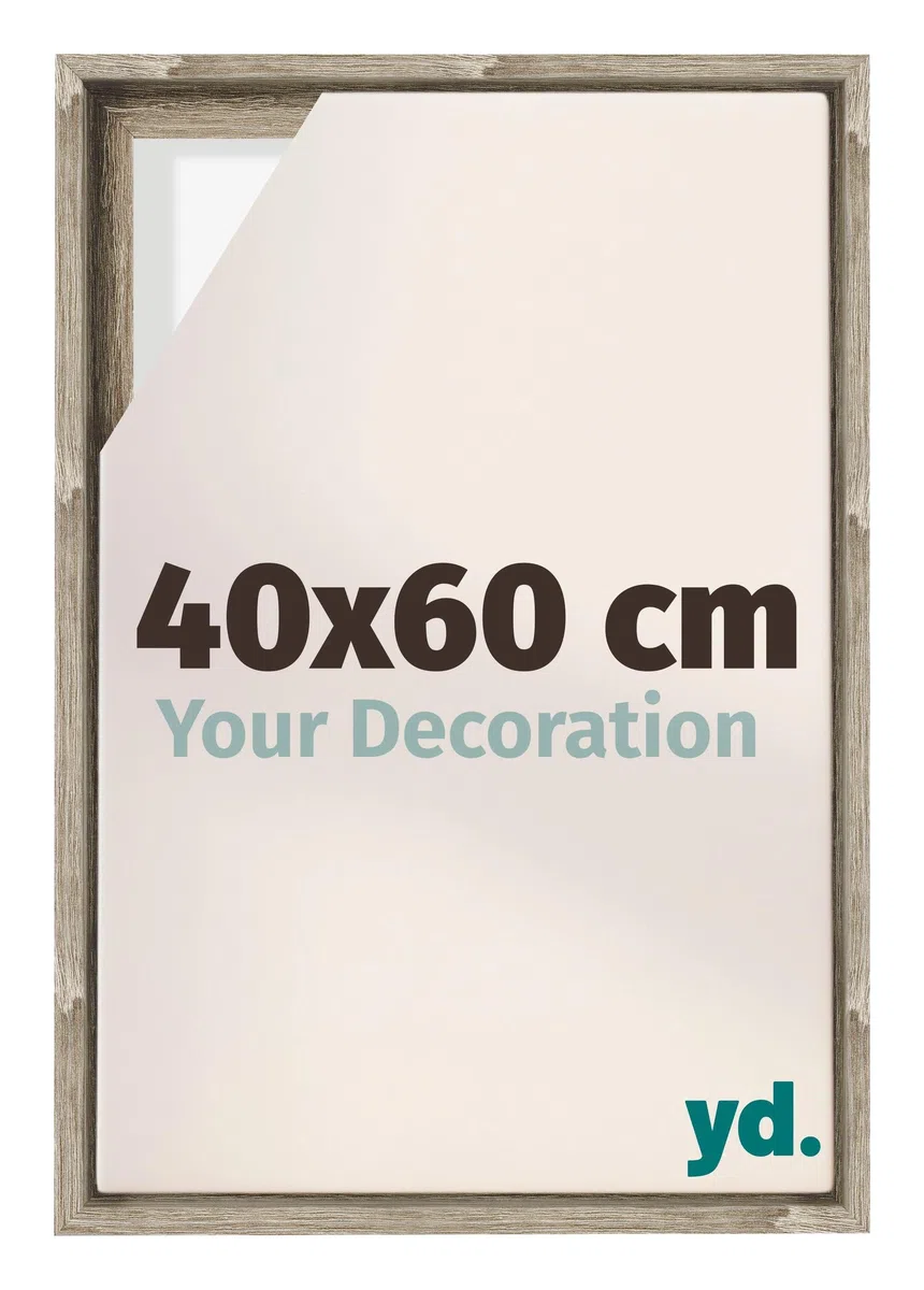yd. Your Decoration - Cornice a cassetta per tela 40x60 - Rovere - Compatibile con telaio - MDF - Lyon