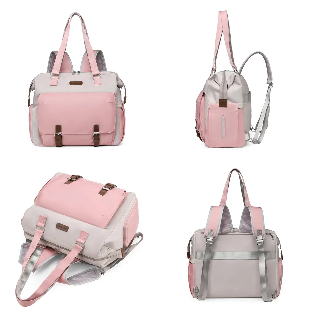 Borsa fasciatoio con per fasciatoio,Borsa a tracolla multifunzione impermeabile pannolini da viaggio per mamma e papà,Tracolla Regolabile Zaino Cambio