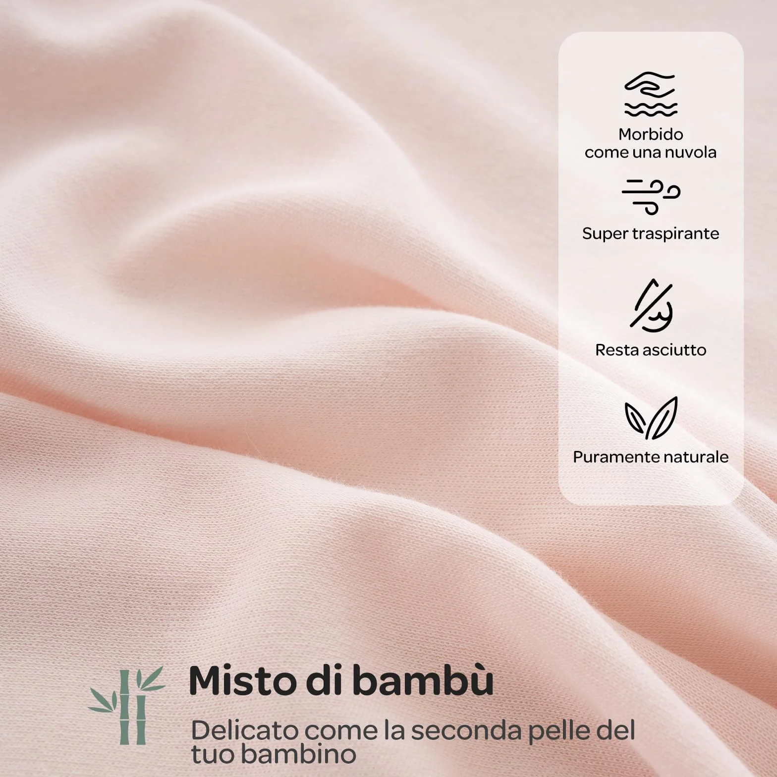 Momcozy Swaddle Neonato 0-3 Mesi 2 Pezzi Rosa