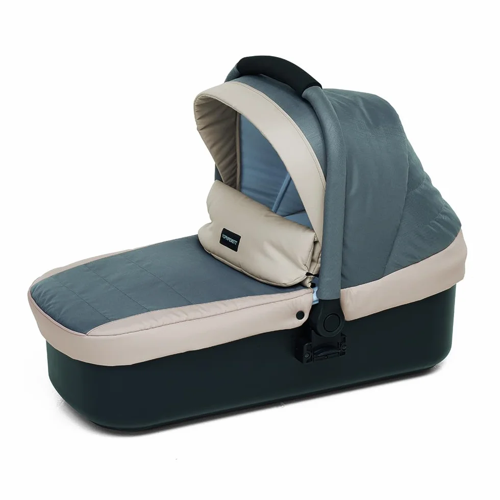 Foppapedretti Trio Supertres I-Size, Sistema Modulare Combinato per Bambini, Navicella Passeggino e Seggiolino Auto, Maniglione Regolabile, ECE R129, Silver