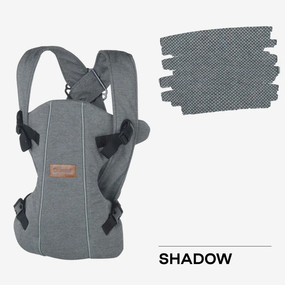 Jané Dual Marsupio Ergonomico Neonato, dalla Nascita (3,5–15 kg), 3 Posizioni, Imbottito e Traspirante, Grigio