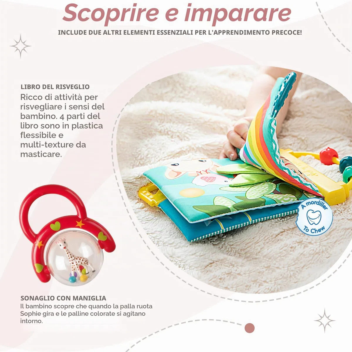 Sophie la Girafe - Cofanetto Nascita Giocattolo + Libro + Sonaglio