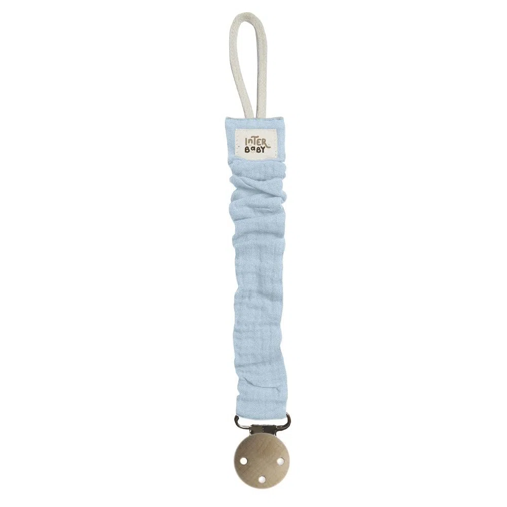 Set 3 pezzi - Lenzuolo lettini con portaciuccio in mussola Koala bianco y blu