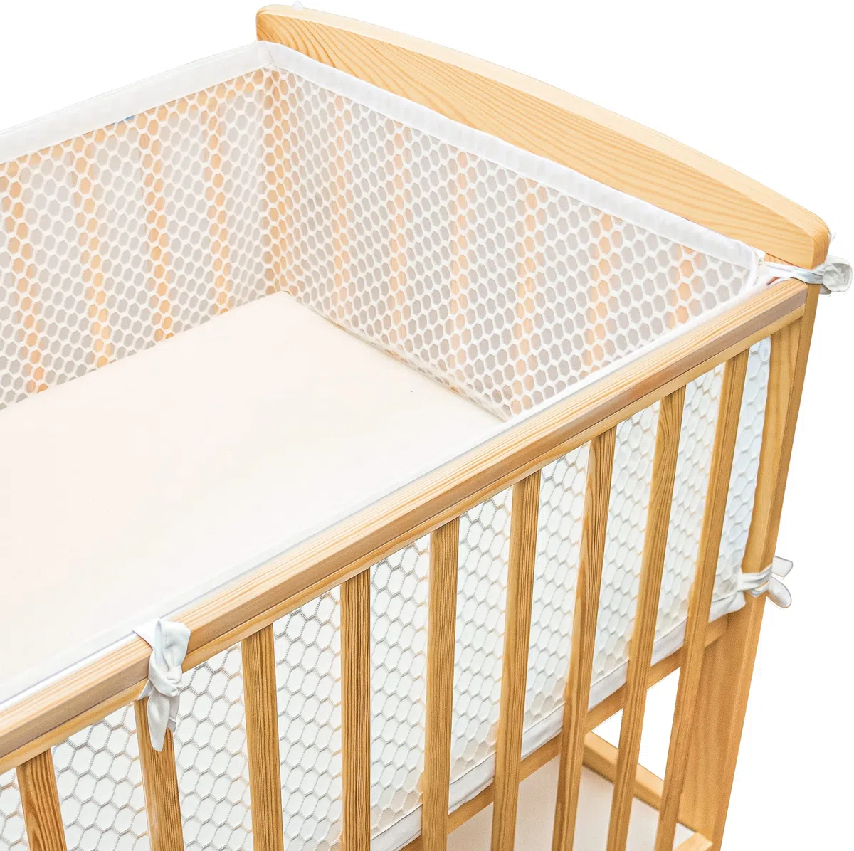Paracolpi Lettino Traspirante Certificati OEKO -TEX - Paracolpi Lettino Neonato per letto per bambini 60x120cm - Paracolpi per Lettino in Rete 3D - Certificato SH025 189908 rilasciato da TESTEX
