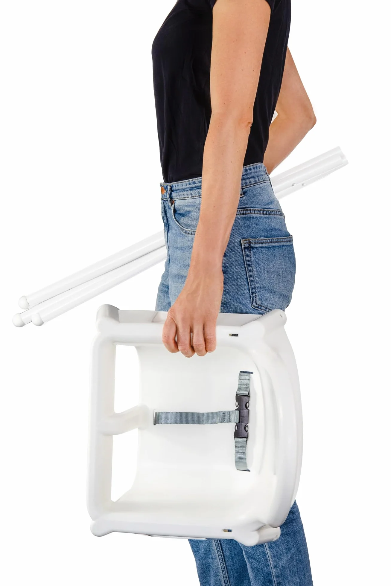 Ikea Antilop Seggiolino per Bambini con Cintura Bianco
