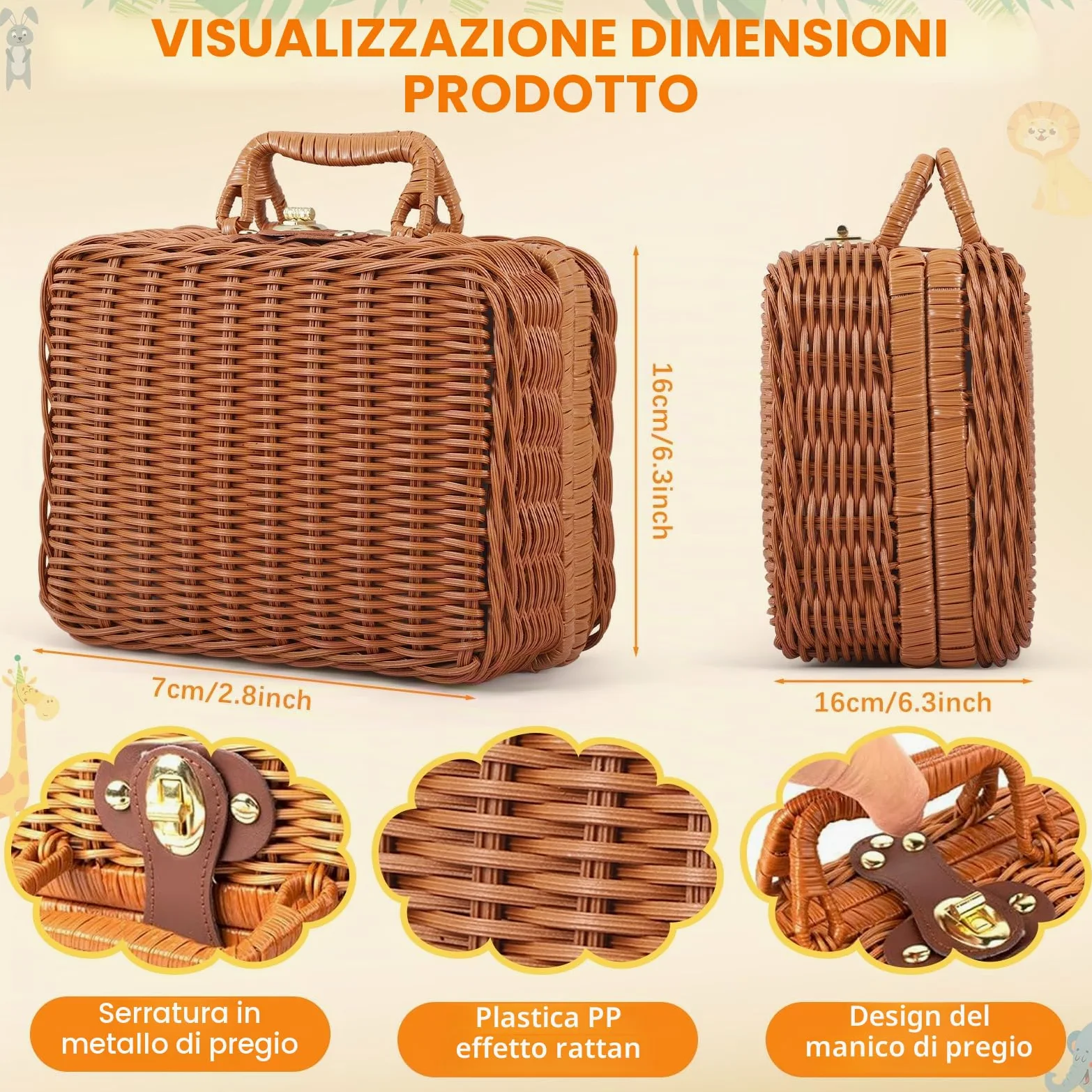 Set Regalo Torta di Pannolini per Neonati - Set Premium da 9 Pezzi con Peluche a Forma di Coniglietto e sonaglio in Legno in Una Scatola di bambù - Regali di Nascita neutri