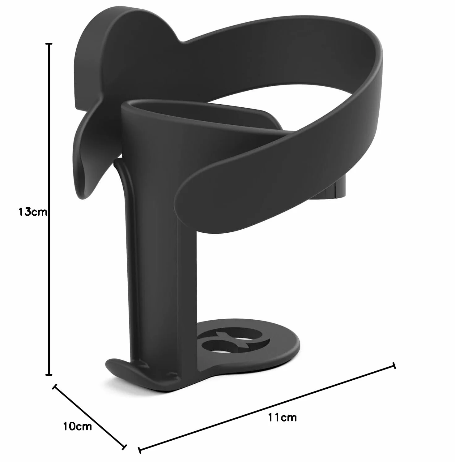 Cybex - Porta tazza 2 in 1 per passeggino AVI, cellulare e portabottiglie, colore: Nero
