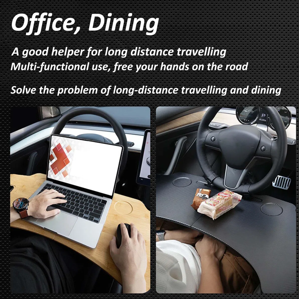 Tesla Model 3 Model Y Scrivania Per Volante Tavolo Portatile Per Auto Tavolo Da Pranzo Per Auto Con Portabicchieri Model 3 Accessori