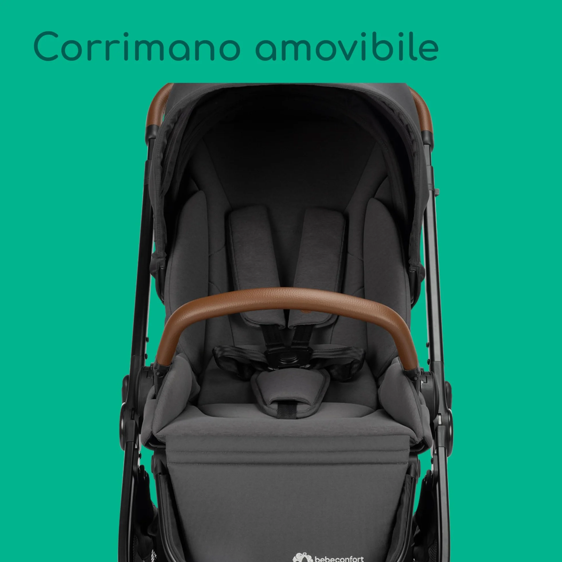 Bebeconfort Luvia Trio Passeggino 3 in 1 0-4 anni 0-22 kg Mineral Graphite