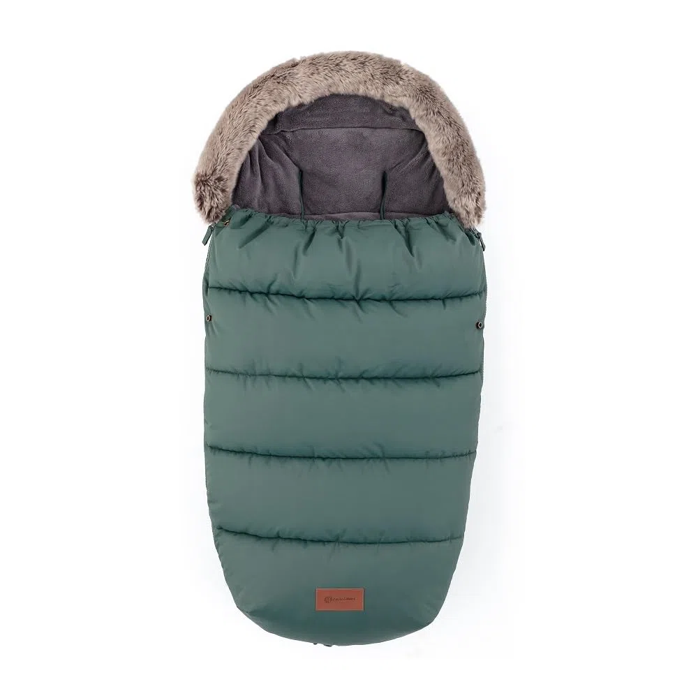 Petite&Mars COMFY - Sacco nanna 4 in 1 per passeggino, per passeggino, per passeggino, sacco nanna invernale, impermeabile, antivento, verde