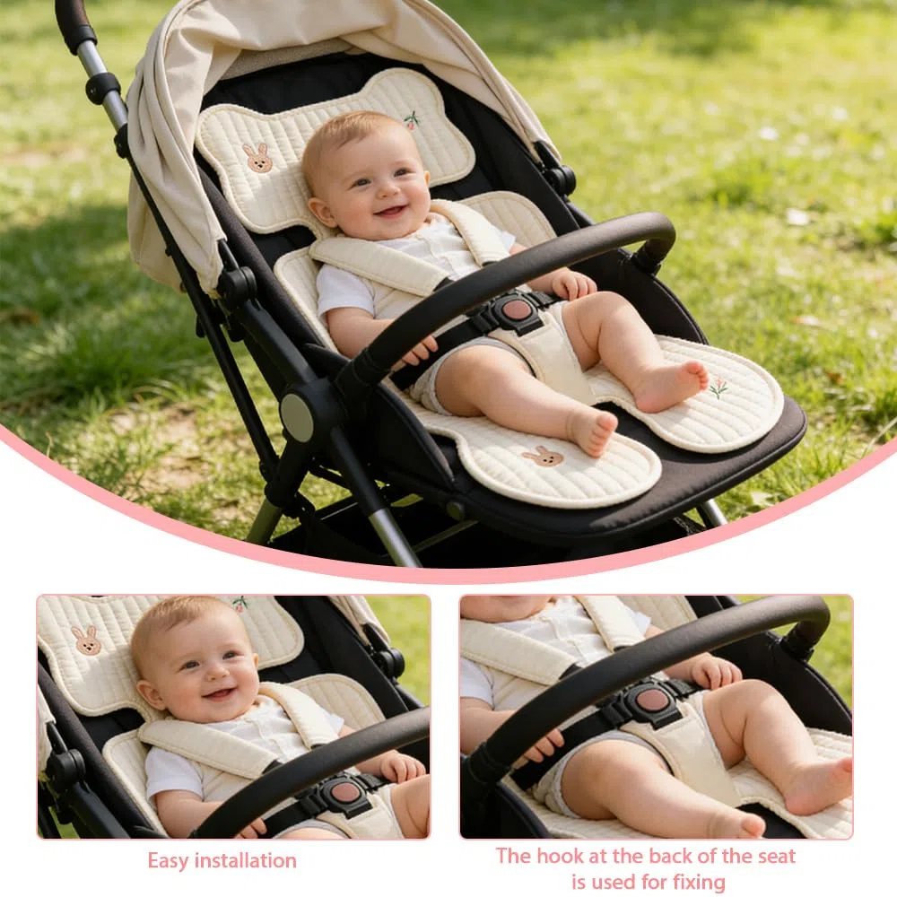 Copri Passeggino Estivo Antisudore, 72 x 40 cm Copri Seggiolino Auto Estivo, Coprisedile Estivo Traspirante, Universale, Lavabile, Per Passeggino, Ovetto, Protegge Il Coprisedile Da Macchie